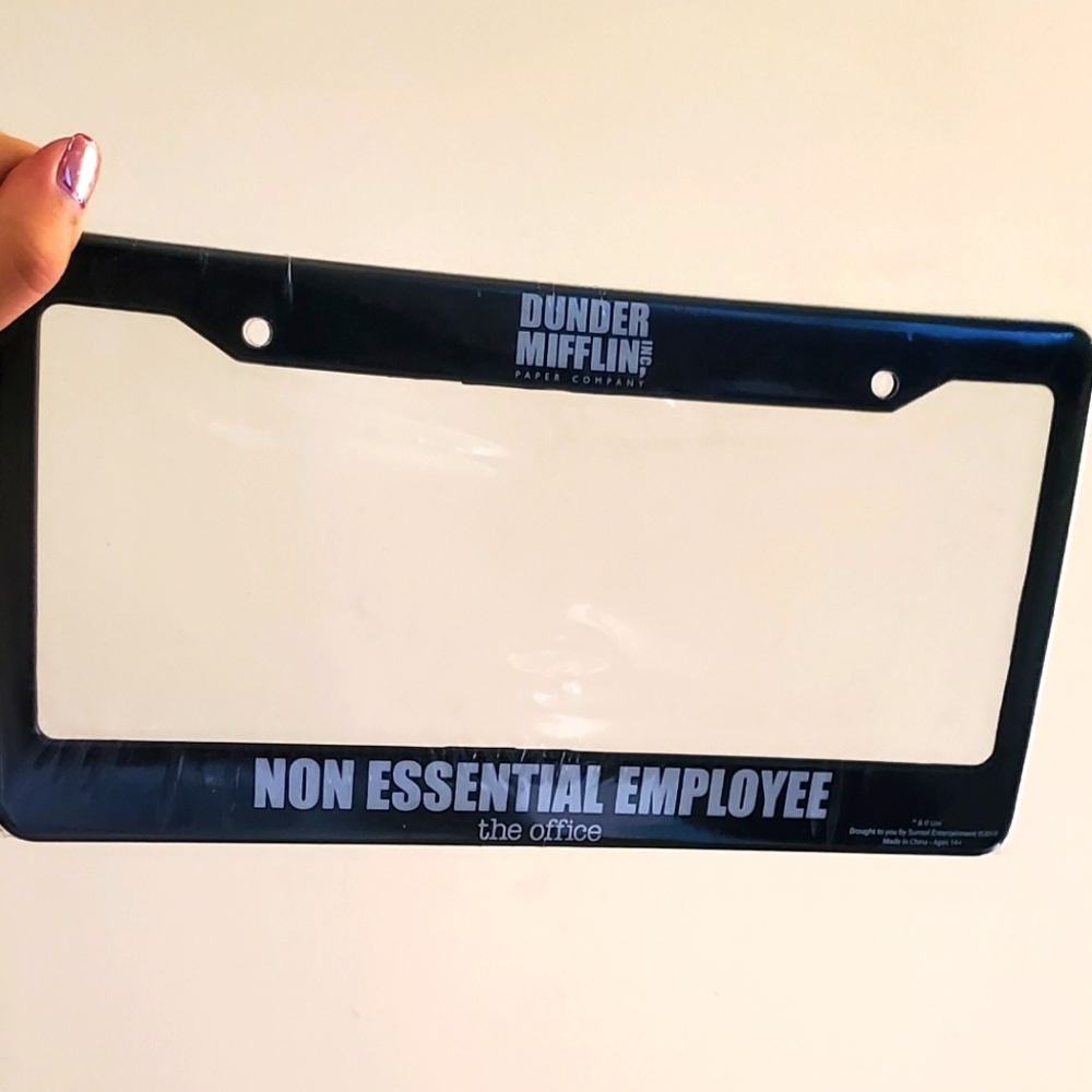 The Office | Dundee Miffin License Plate Border | NEVER USED